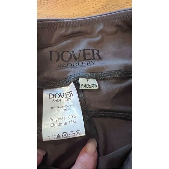 DOVER SADDLERY SILICONE FULL SEAT TIGHTS PANTS LEGGINGS GRAY WOMENS SZ S - Picture 6 of 9